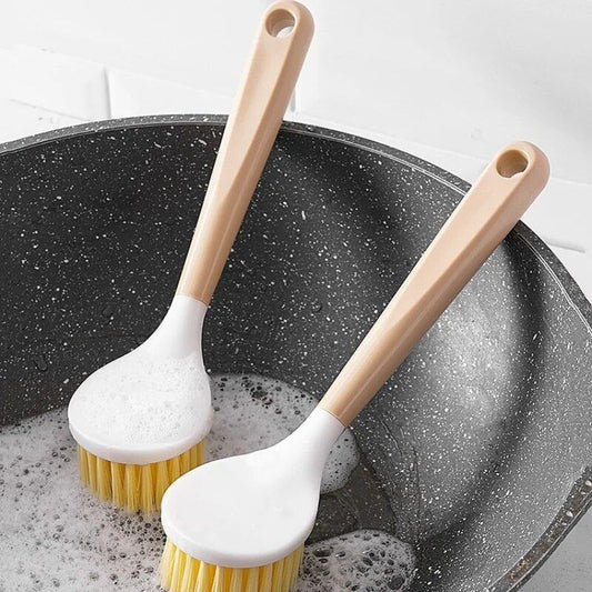 Eco-Friendly Long Handle Kitchen Cleaning Brush