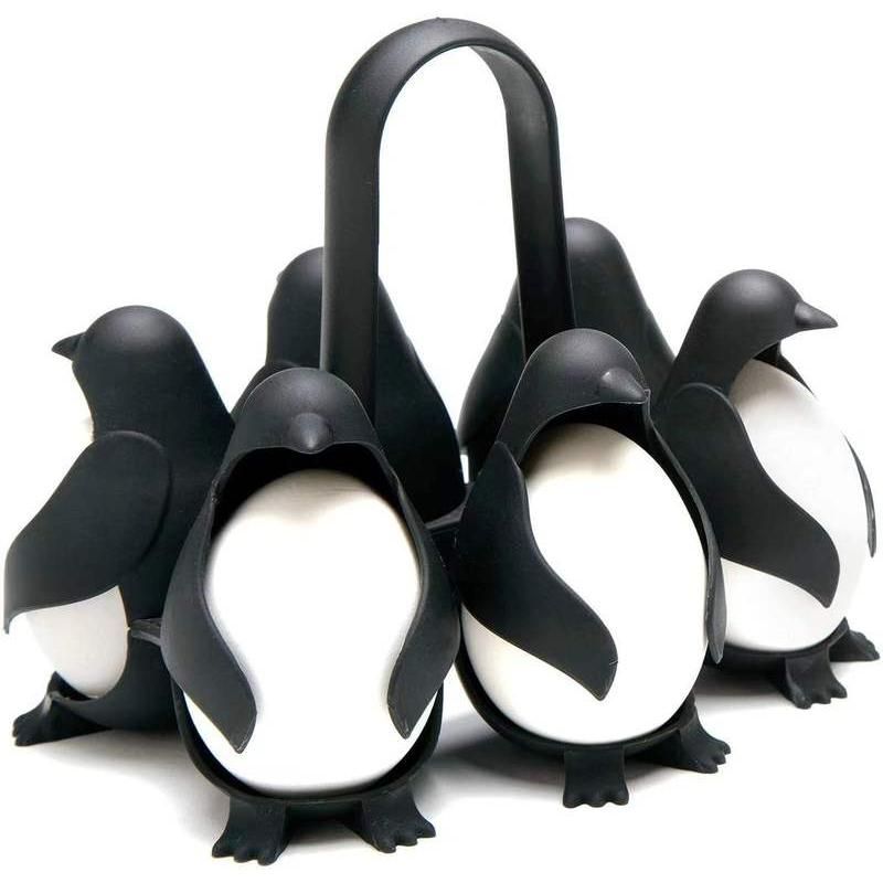 Charming Penguin-Shaped Multifunctional Egg Cooker and Storage Rack