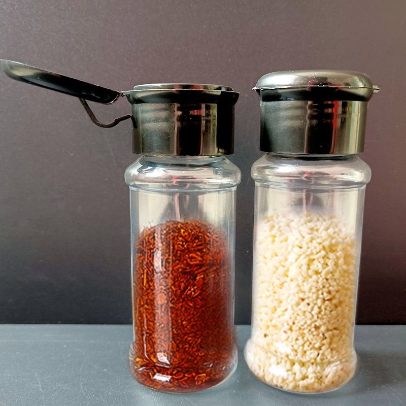 Eco-Friendly 100ML Spice & Condiment Shaker Jars - Perfect for Kitchen Organization