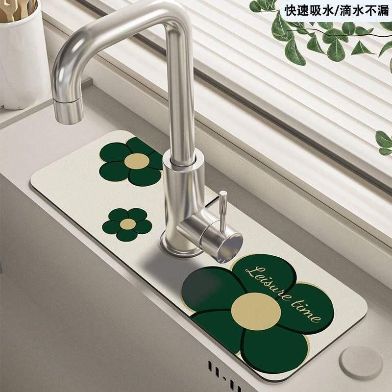 Eco-Friendly Diatom Mud Absorbent Mat for Kitchen and Bathroom