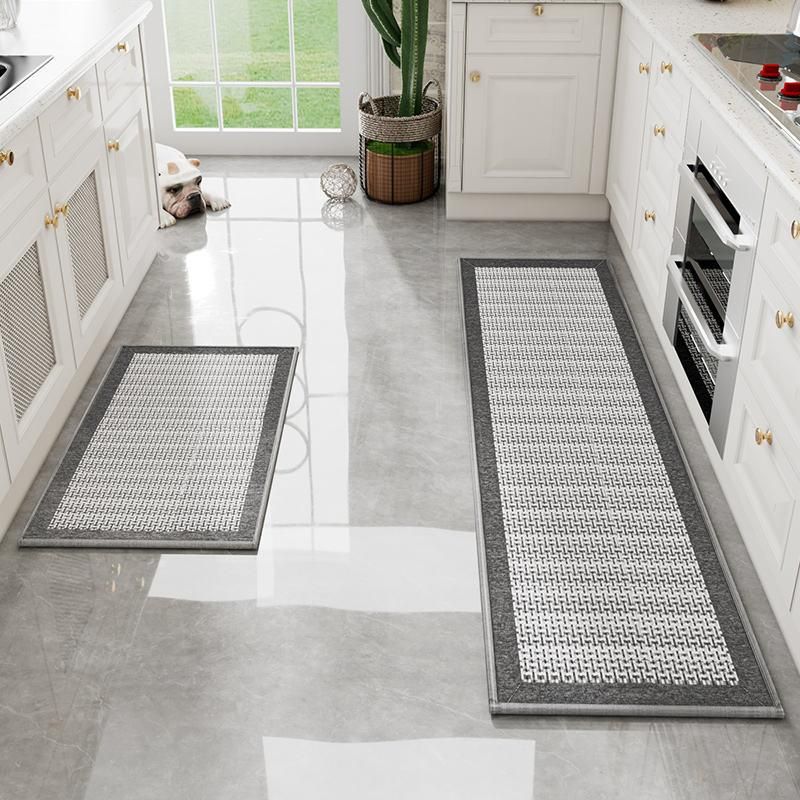 Geometric Non-Slip Kitchen Runner Rug